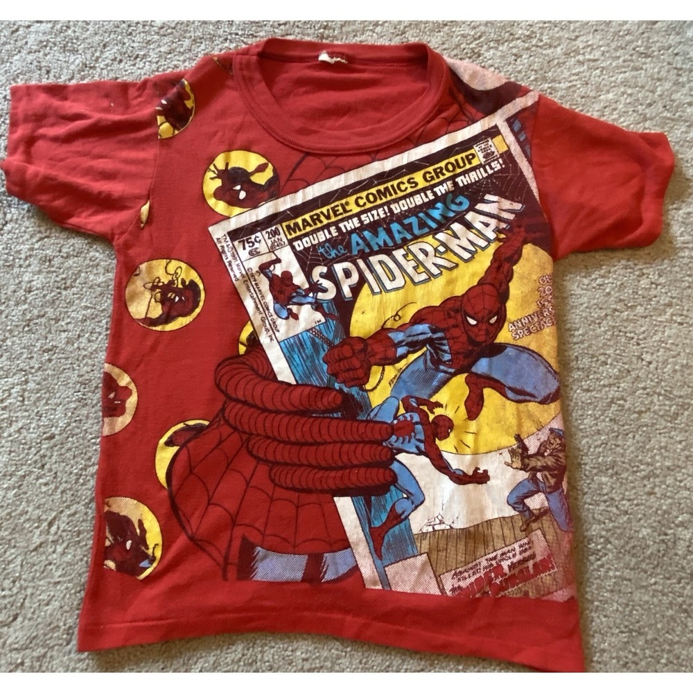 Vintage 1991 Spider-Man Comic #200 Youth Shirt Marvel Comics M